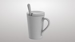 Кофейная чашка 04v + PBR - изображение № 5