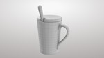 Кофейная чашка 04v + PBR - изображение № 4