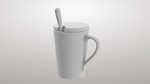 Кофейная чашка 04v + PBR - изображение № 6
