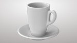Кофейная чашка 05v + PBR - изображение № 5