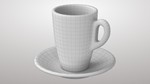 Кофейная чашка 05v + PBR - изображение № 4