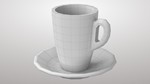 Кофейная чашка 05v + PBR - изображение № 3
