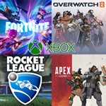 АКТИВАЦИЯ XBOX OVERWATCH/ ROCKET LEAGUE /FORTNITE/ APEX