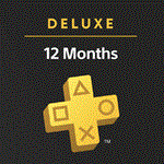 Подписка PS Plus DELUXE 12 месяцев Пс Плюс Делюкс