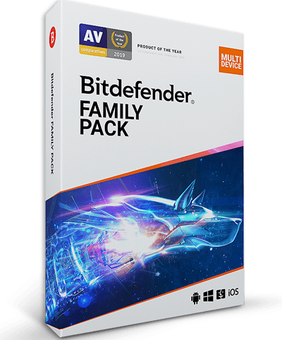 Bitdefender Family Pack 15 devices 1 year