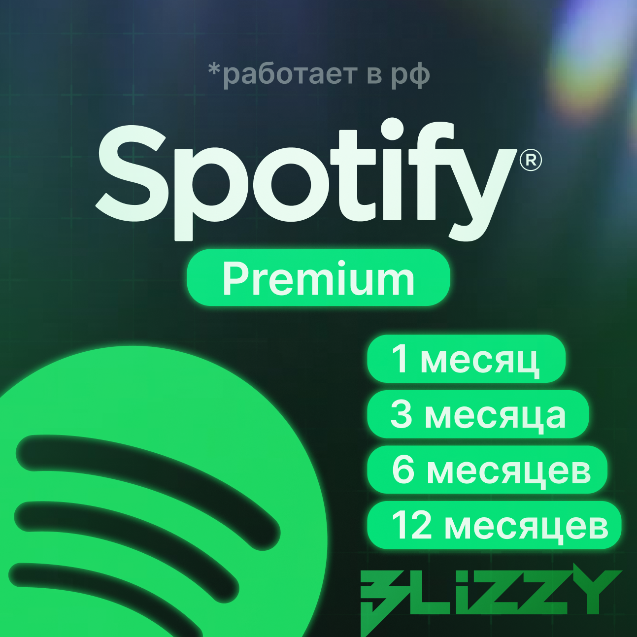 1/3/6/12 МЕСЯЦЕВ 🔥 SPOTIFY PREMIUM 🔥 РАБОТАЕТ В РФ