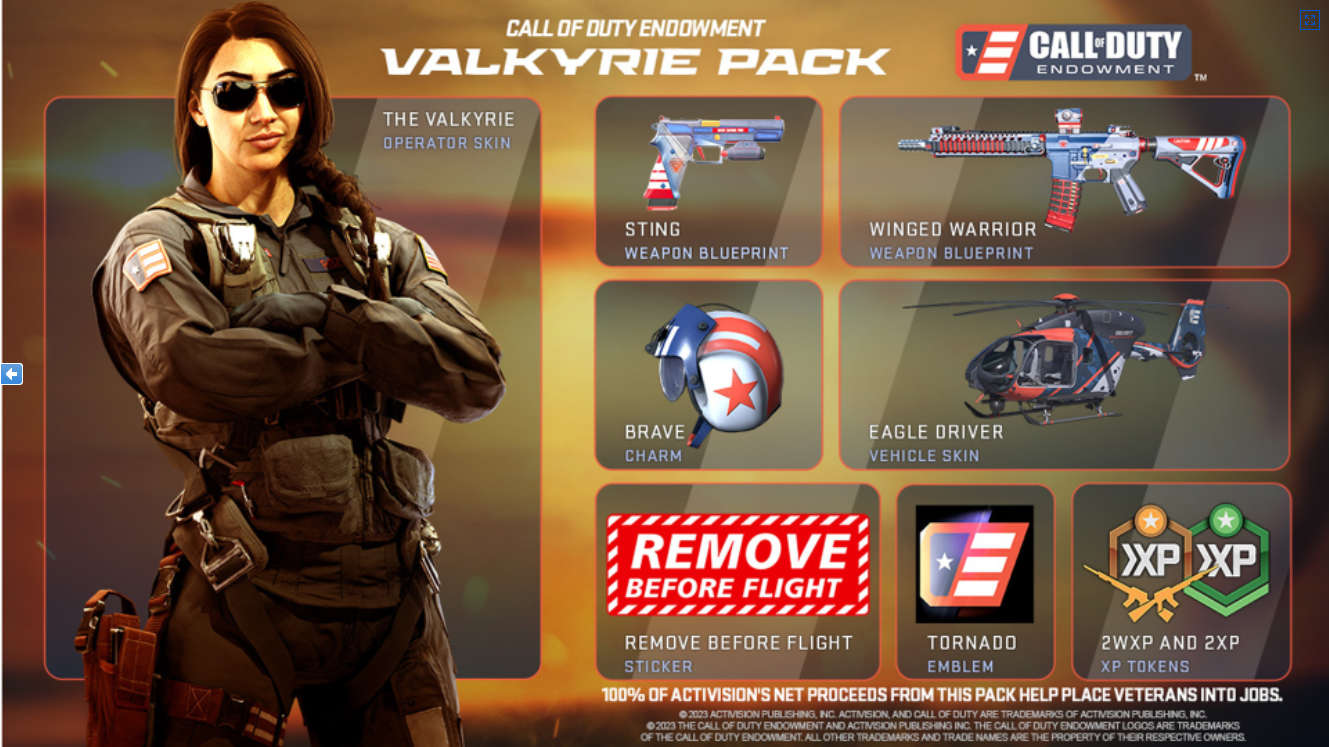 Call of Duty Endowment C.O.D.E. Valkyrie Pack XBOX KEY