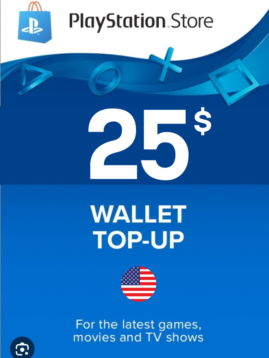 Playstation Network PSN $25 (USA)