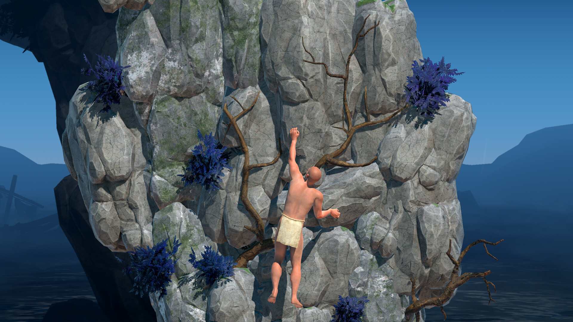 Игра скалолаз. About Climbing на слабом ПК. A difficult game about Climbing игра. A difficult game about Climbing Full Map.