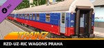 Trainz 2022 DLC - RZD-UZ-RIC Wagons PrahaSTEAM