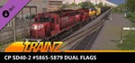 Trainz 2022 DLC - CP SD40-2 #5865-5879 Dual Flags