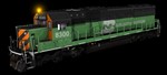 Trainz 2022 DLC - Burlington Northern Railroad - EMD SD - изображение № 2