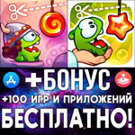 Cut the Rope Time Travel GOLD + Experiments iPhone ios