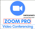 Купить подписку на Zoom Pro Meetings на 100 участников