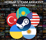  Новый счет USA  STEAM 