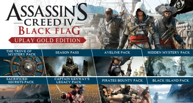 Assassin's Creed IV Black Flag Gold Edition Ubi key ROW