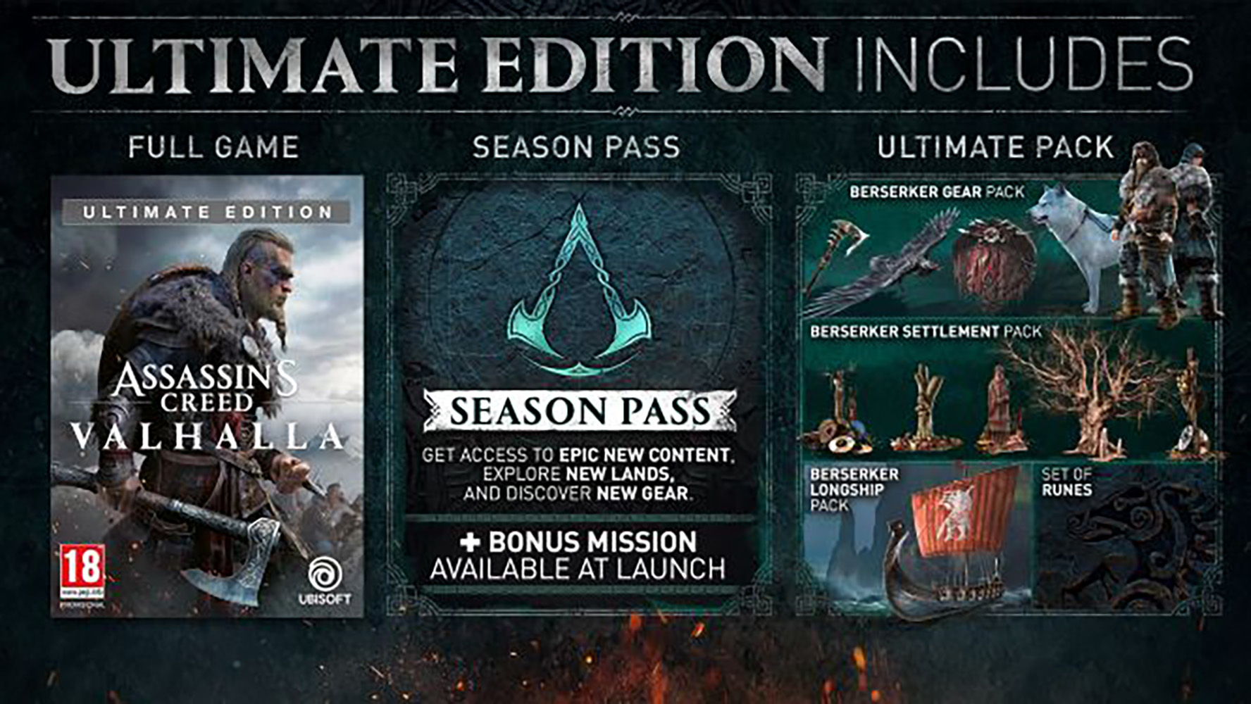 Assassin's Creed Valhalla Ultimate Edition EU UBI KEY