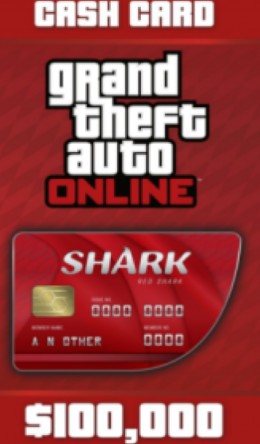 GTA Online: Red Shark Card 100,000$ PC КЛЮЧ Region free