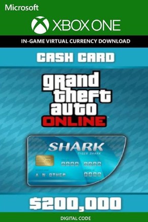 GTA Online TIGER SHARK CASH CARD XBOX ONE