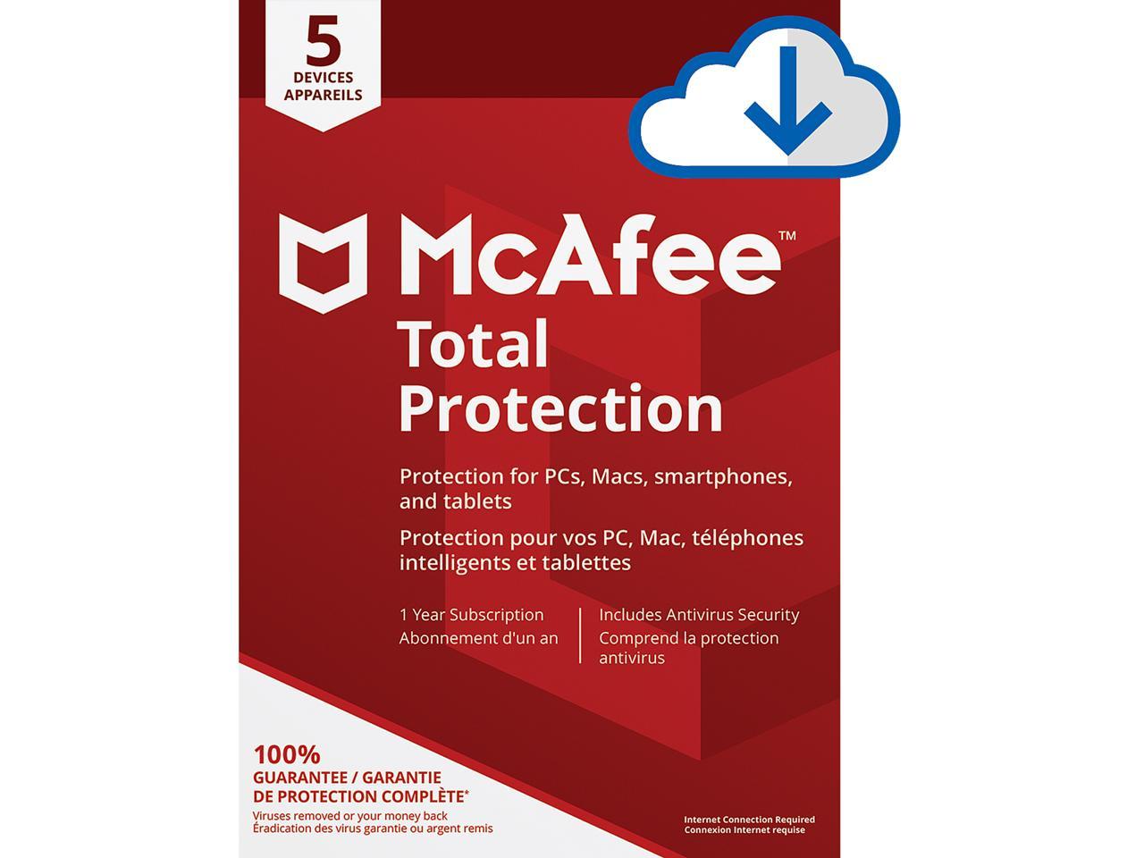 McAfee Total Protection 2024 Antivirus 3 Years 1 Device