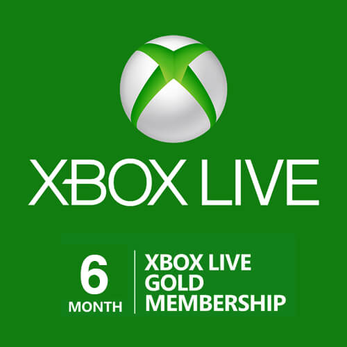 Xbox LIVE: GOLD на 6 месяцев (Microsoft) -- RU