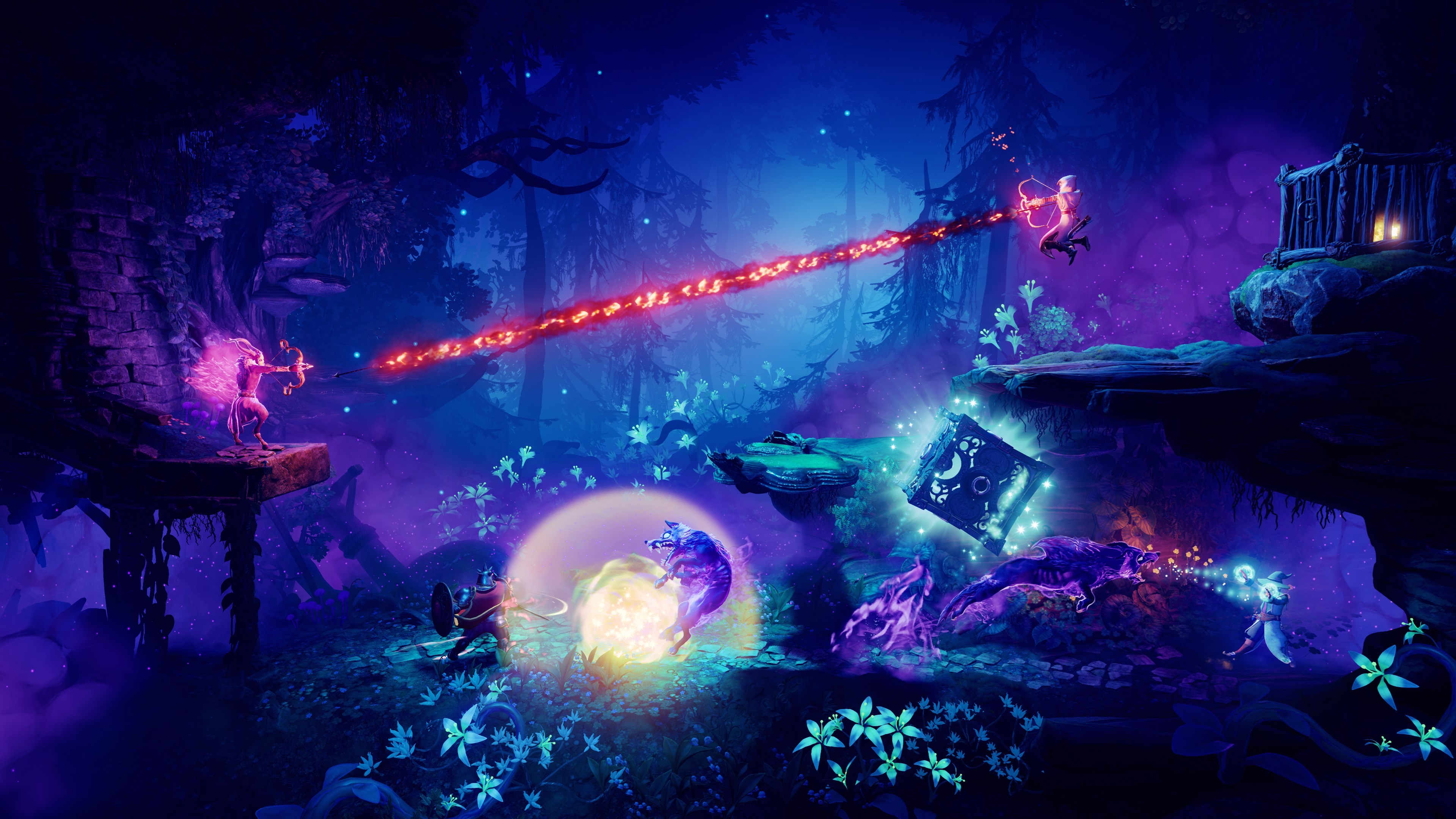 Волшебники игра. Trine 4: the Nightmare Prince. Trine 4 игра. Trine Нинтендо. Trine: Ultimate collection.