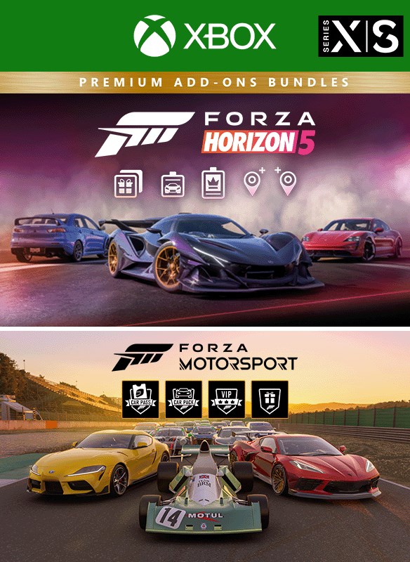 🔥FORZA MOTORSPORT AND HORIZON 5 PREMIUM ADD-ONS КЛЮЧ🔥