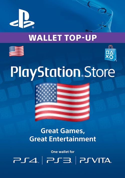 ⚡️ Карта оплаты PlayStation Network (USA) 1$-200$ ✅