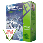 Dr.Web на 5 ПК, 1 файловый сервер, 5 мобильных устр.