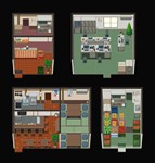 RPG Maker MZ - DorapixelMapChips  - Modern JP Interiors - изображение № 5