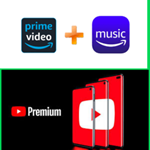 PRIME VIDEO 1 МЕСЯЦ AMAZON MUSIC YOUTUBE СЕМЕЙНЫЙ ПЛАН