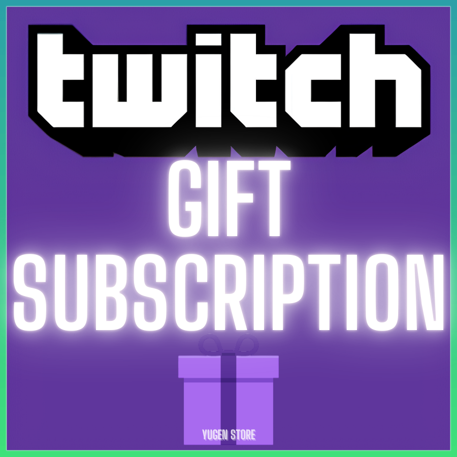 🟣ПОДАРОЧНАЯ ПОДПИСКА НА TWITCH✅TWITCH SUB✅1-3-6-12🎁