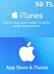  iTunes 50 TL ПОДАРОЧНАЯ КАРТА (ТУРЦИЯ) AUTO