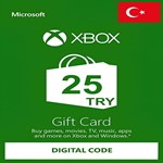Xbox Live 25 TL/TRY ПОДАРОЧНАЯ КАРТА (ТУРЦИЯ) AUTO
