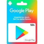 Google Play 50 TL ТУРЦИЯ [подарочная карта]