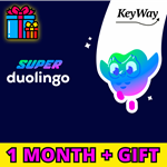 DUOLINGO PREMIUM 1 МЕСЯЦ + ПОДАРОК