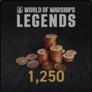 💥WORLD OF WARSHIPS: LEGENDS- Doubloons 🔵PS4/PS5🔴TR🔴