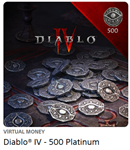 Diablo IV: 500-18500  Платины  PS4/PS5 TR