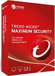 Trend Micro Maximum Security, 1 год — 3 устройства по в