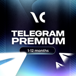 Telegram Premium 1-12 месяцев БЕЗ ВХОДА/ПОДАРКОМ