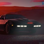 Planet Coaster Knight Rider KITT Construction Ki АВТО - изображение № 4