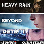 Beyond Two Souls + Detroit Become Human + Heavy Rain