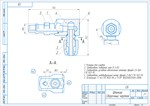 Чертеж штекера для газообразных сред