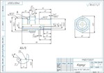 МЧ00.17.00.01 корпус. Рабочий чертеж детали в компасе