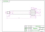 МЧ00.26.00.04 поршень. Рабочий чертеж детали в AutoCAD