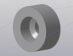 20.007 седло клапана. Трехмерная 3D-модель в компасе