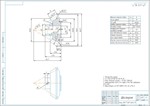Чертеж детали шестерня коническая m=8; z=19 в компасе