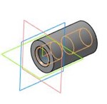 Чертеж и 3д-модель детали муфта переходная G3/8 - изображение № 2