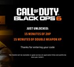 ????15 Мин Double XP + 15 Мин Weapon XP / MONSTER ENERGY