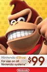 Nintendo eShopCard 99 CADКлюч картаНинтендоКанада